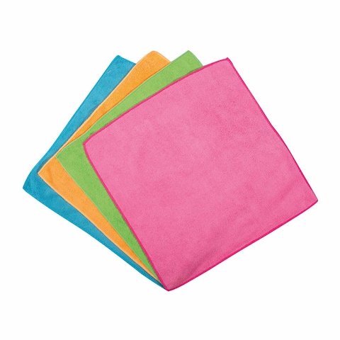 Vileda Multi Purpose Microfiber Cloth Rolls 4 Pieces