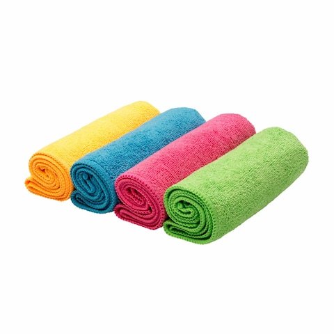 Vileda Multi Purpose Microfiber Cloth Rolls 4 Pieces