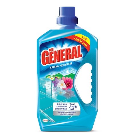Der General All purpose Cleaner Liquid New Shine And Freshness with Stronger Perfume 1.5L Spring Mountain
