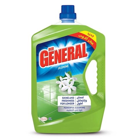 Der General All purpose Cleaner Liquid New Shine And Freshness with Stronger Perfume 3L Jasmine
