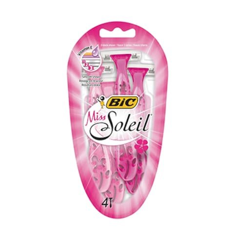 Bic Miss Soleil Disposable Razors For Women 4 Pieces