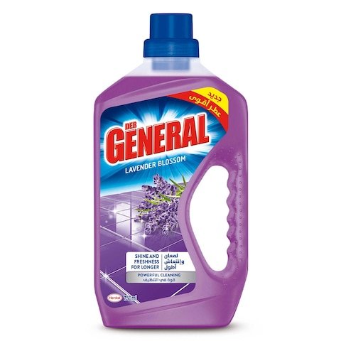 Der General All purpose Cleaner Liquid New Shine And Freshness with Stronger Perfume 750ML Lavender