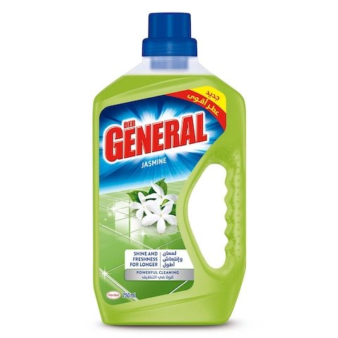 Der General All purpose Cleaner Liquid New Shine And Freshness with Stronger Perfume 750ML Jasmine