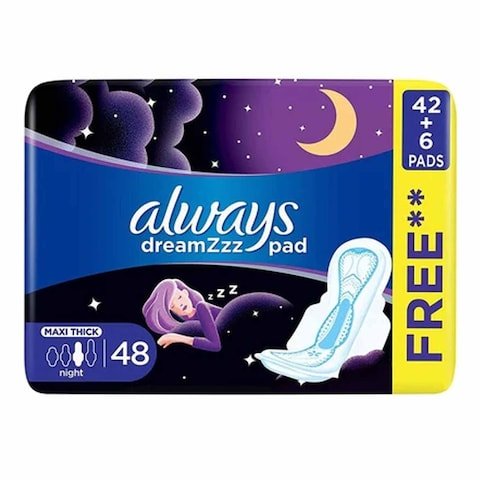 Always Pads Thick Night 48 Pads