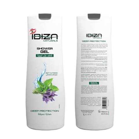 Ibiza Deep Protection Shower Gel 750ml
