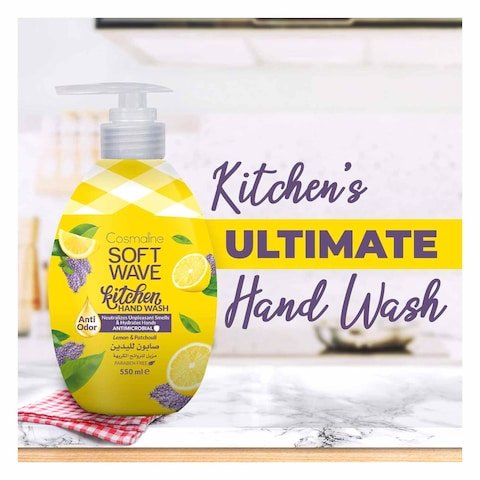 Cosmaline Soft Wave Lemon And Patchouli Kitchen Hand Wash 550ML