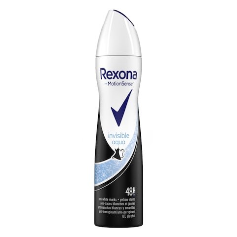 Rexona Women Deodorant Spray Women Invisible Aqua 200ML