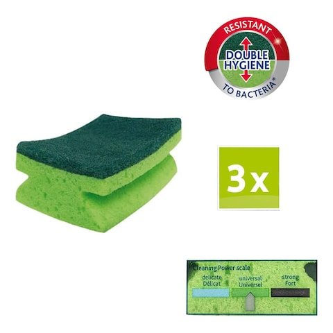 Vileda Ultra Fresh Scourer High Foam 3 Pieces