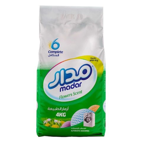 Madar Powder Laundery Detergent Flowersscent Green 4KG