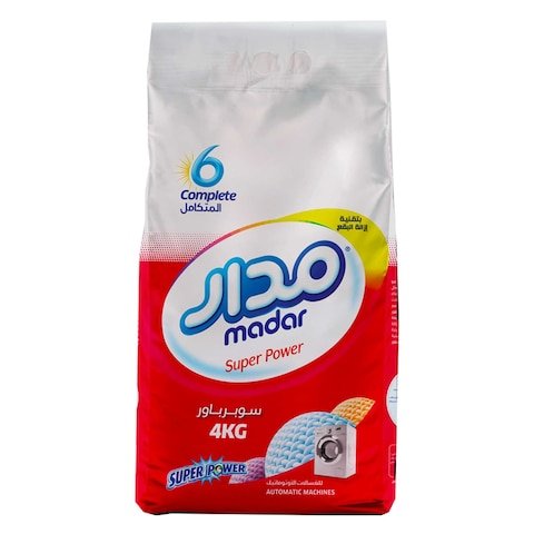 Madar Powder Laundery Detergent Superpower Red 4KG