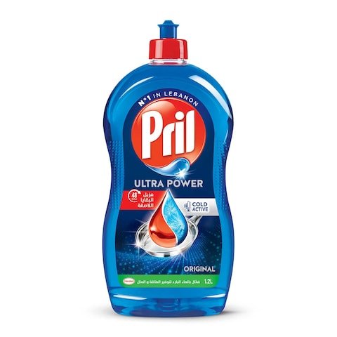 Pril Cold Active Dishwashing Liquid Blue 1.2L