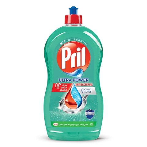 Pril Cold Active Dishwashing Liquid Antibacterial 1.2L