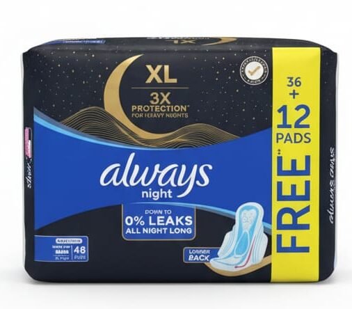 Always Pads Thick Night 48 Pads