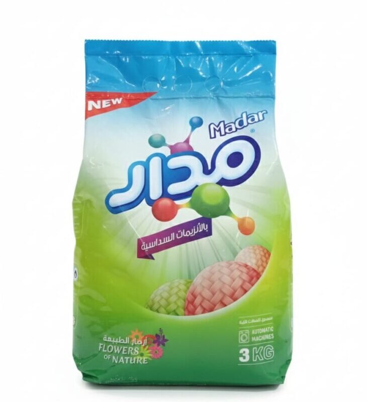 Madar Powder Laundery Detergent Flowersscent Green 3KG