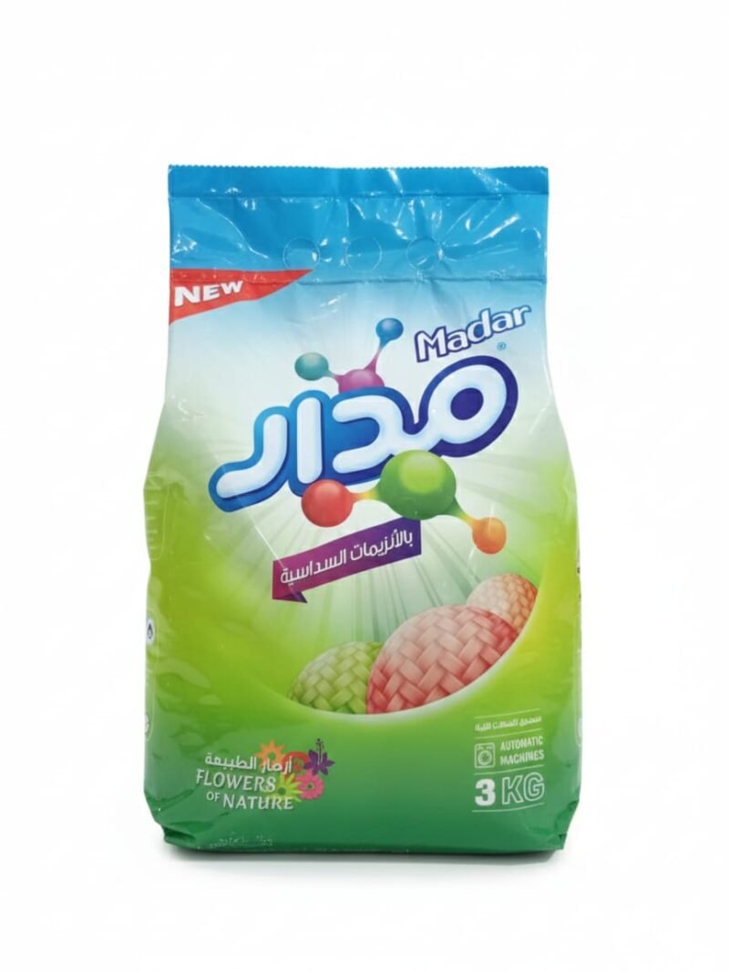 Madar Powder Laundery Detergent Flowersscent Green 3KG