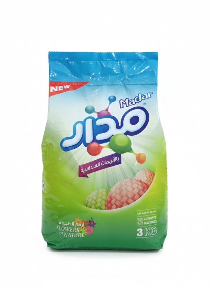 Madar Powder Laundery Detergent Flowersscent Green 3KG