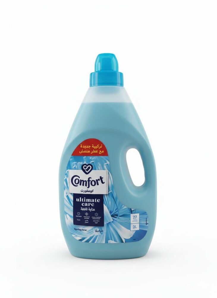 Comfort Long Lasting Fragrance Spring Dew Fabric Softener 3L