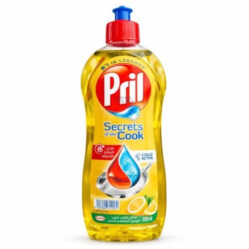 "Pril" Cold Active Dishwashing Liquid 650 ml - سائل غسيل الصحون بريل فعّال بالماء البارد