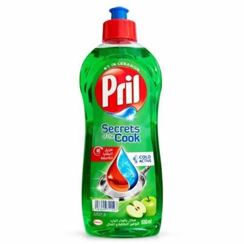 "Pril" Cold Active Dishwashing Liquid 650 ml - سائل غسيل الصحون بريل فعّال بالماء البارد