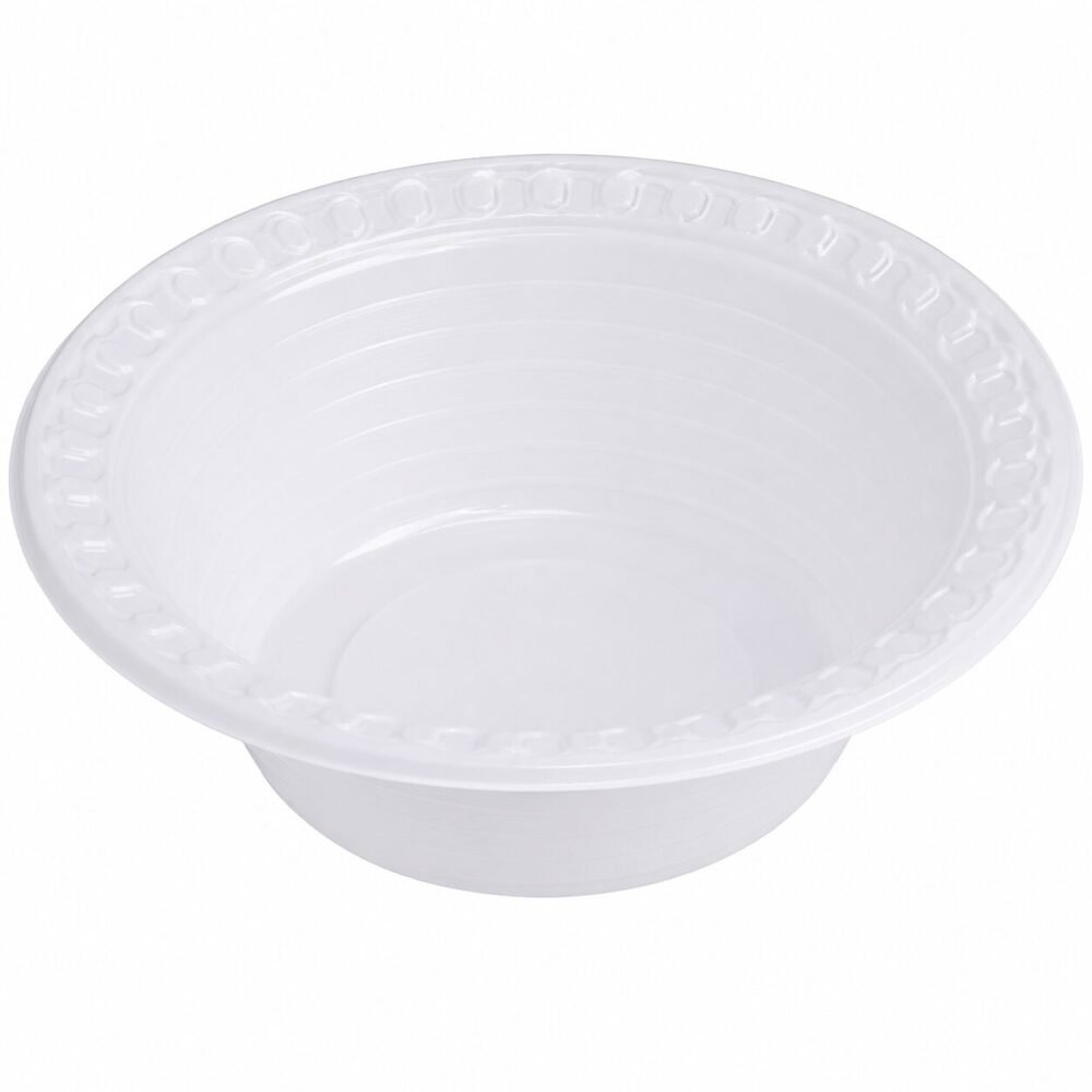 "WATANIA" Soup Bowls 50 pcs - صحن شوربة وسط أبيض