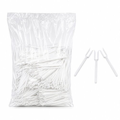 Potato Fork 7.5 cm 1000 pcs - شوك بلاستيك للبطاطا