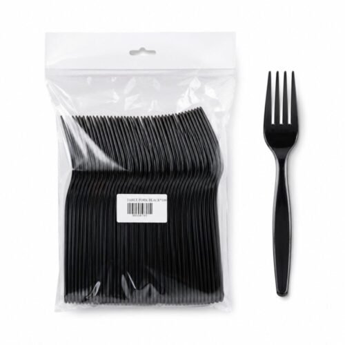 "Bekaplast" Thick Fork 18 cm 100 pcs - شوك بلاستيك