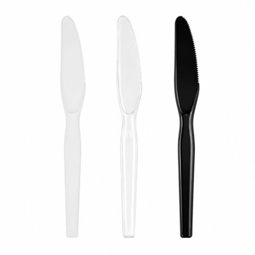 "Bekaplast" Thick Knife 18 cm 100 pcs - سكاكين بلاستيك