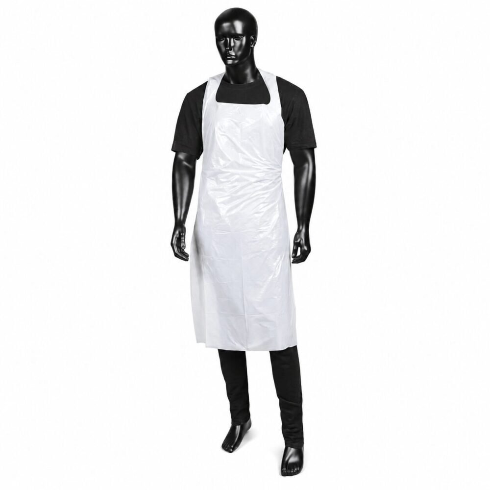 Disposable HDPE Apron 100 pcs - مريول بلاستيكي أحادي الإستخدام