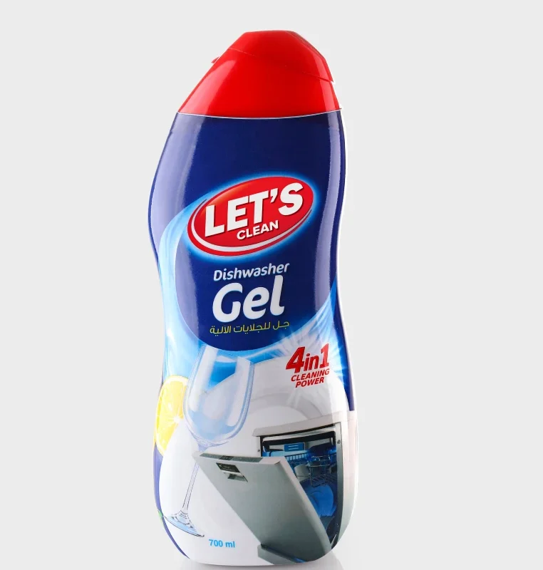 LET'S Dishwasher Gel 700ml 4in1 Cleaning Power Lemon Fresh Scent