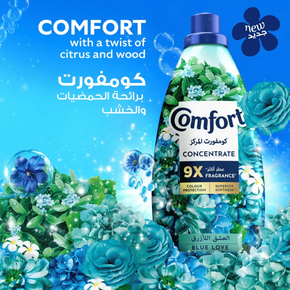 Comfort Concentrate Ultimate Blue Love, 9x Fragrance, 1.5L