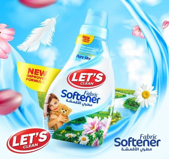 Let's Clean Fabric Softener Pure Sky 1L
