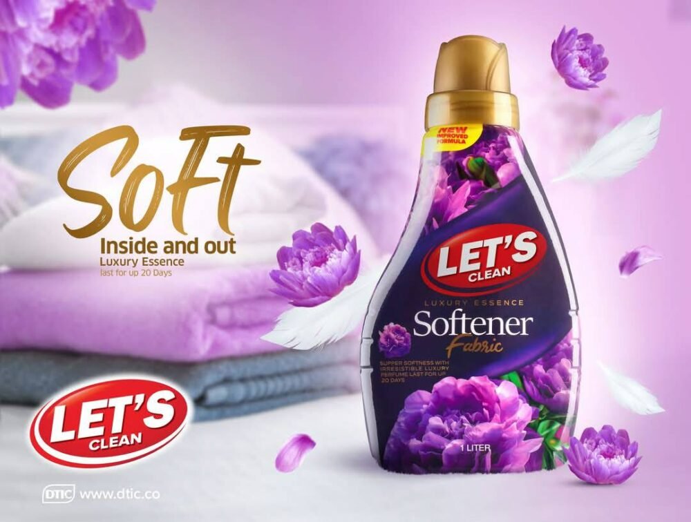 Let's Clean Fabric Softener Lavender Luxury essence 1 liter