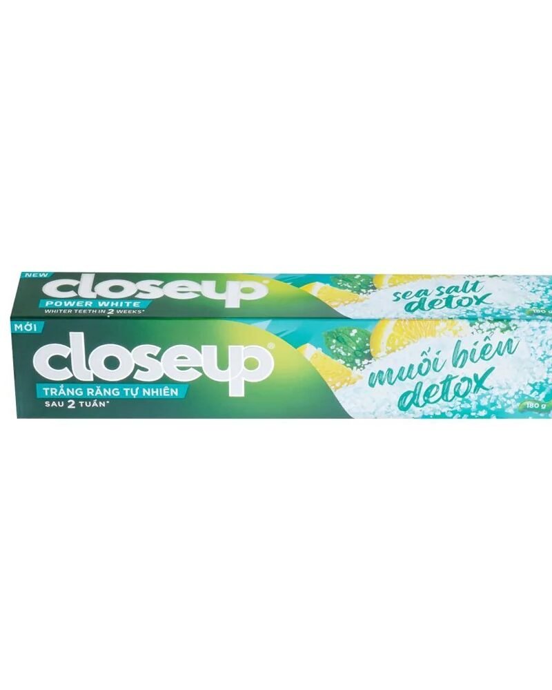 Closeup Sea Salt Detox Power White Toothpaste 180g
