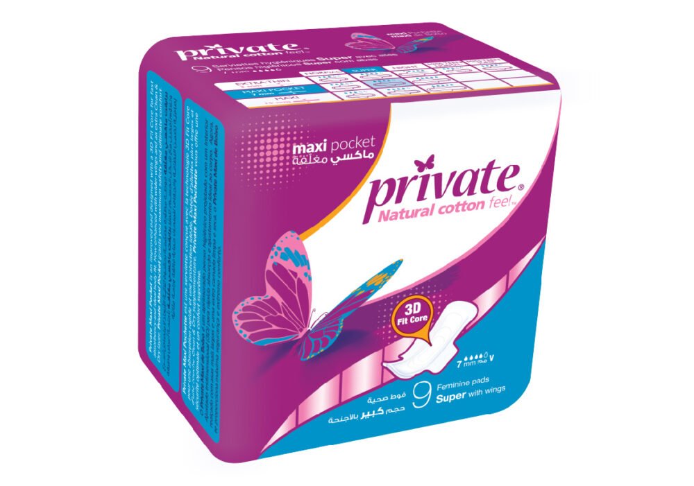 Private 9 Maxi Pocket Pads Super