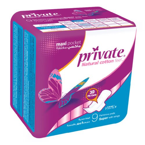 Private 9 Maxi Pocket Pads Super