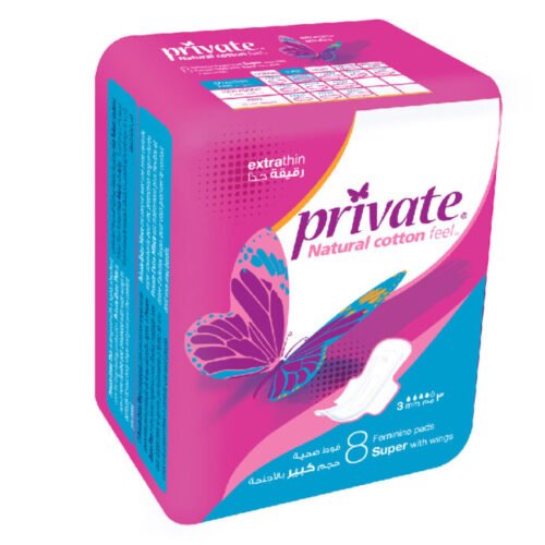 Private 8 Extra Thin Pad Super