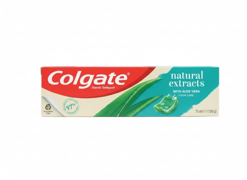 Colgate Natural Extracts Fluoride Toothpaste with Aloe Vera + Gum Care – 75 ml