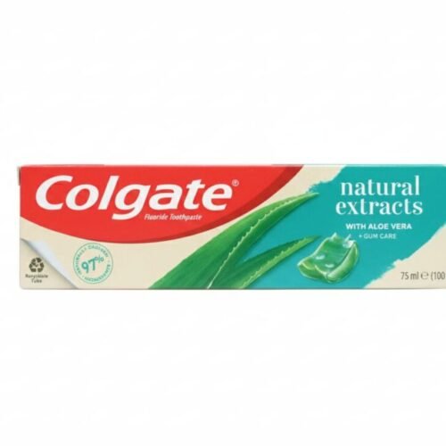 Colgate Natural Extracts Fluoride Toothpaste with Aloe Vera + Gum Care – 75 ml