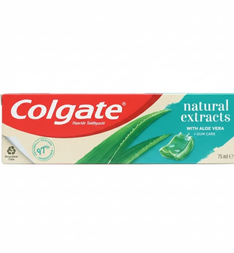 Colgate Natural Extracts Fluoride Toothpaste with Aloe Vera + Gum Care – 75 ml