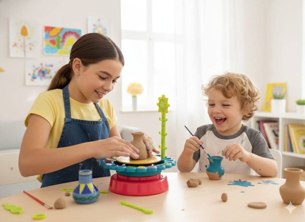 DIY Sunflower Pottery Machine (Ages 8+)