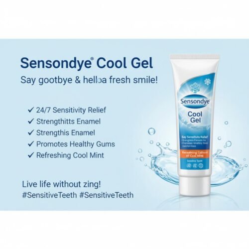 Sensodyne Cool Gel: Daily Relief for Sensitive Teeth & Healthy Gums 100g