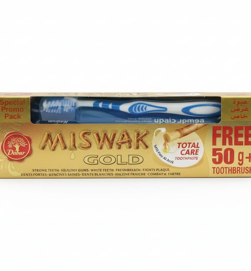 Dabur Miswak Gold Total Care: Premium Herbal Protection 190g