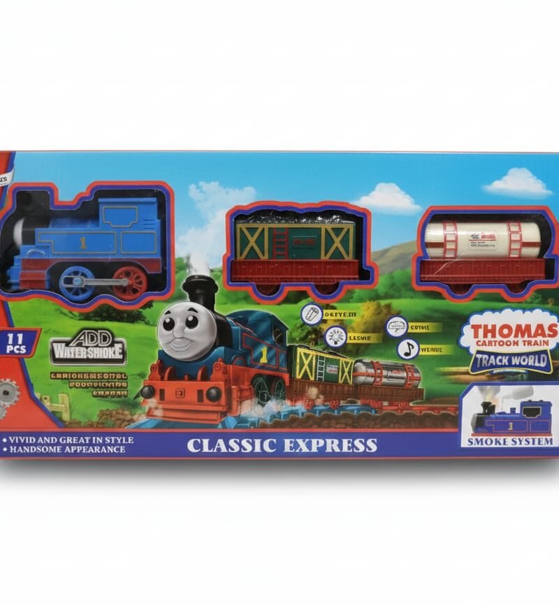 Thomas Cartoon Train "Classic Express" Motive Train Set (11 Pcs)