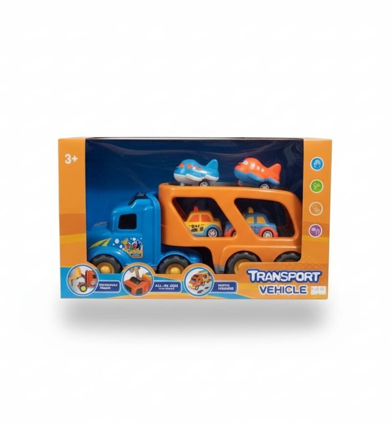 Multi-Vehicle Transport Truck Set