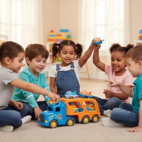 Multi-Vehicle Transport Truck Set