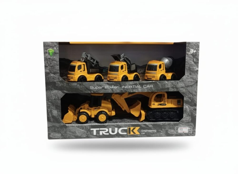 Construction Truck Toy Set – 5 Pieces
