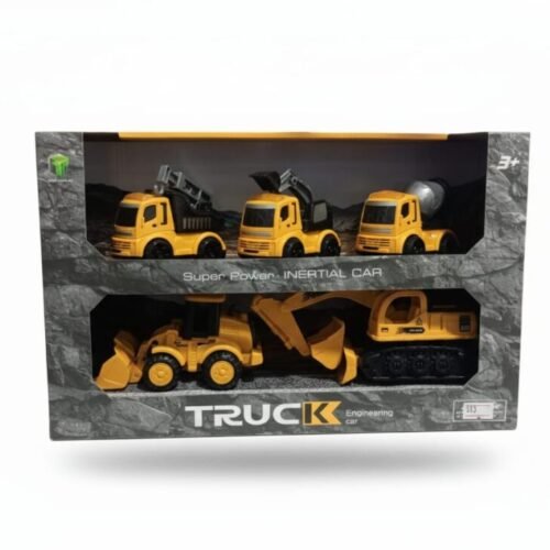 Construction Truck Toy Set – 5 Pieces