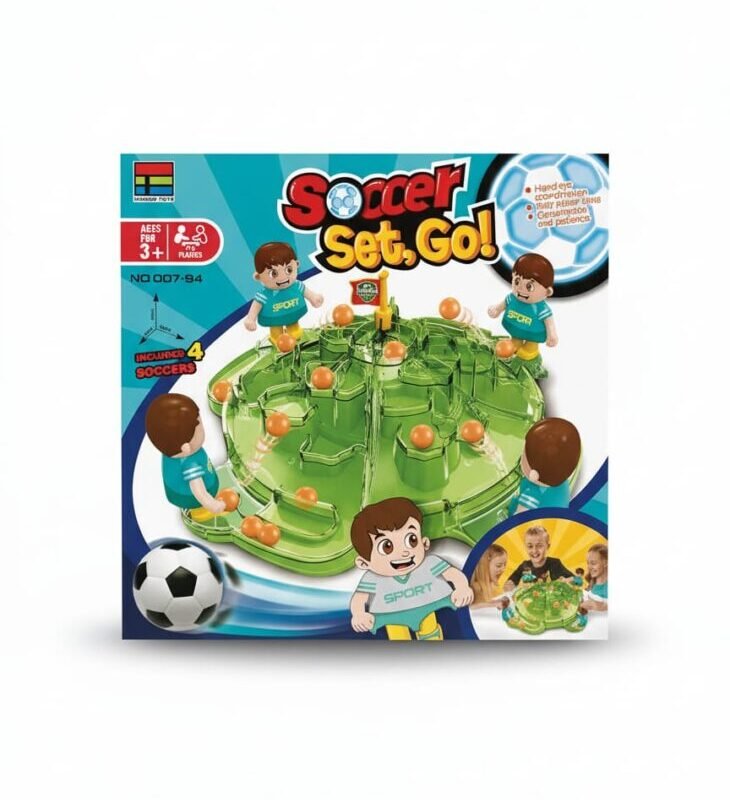 Soccer Set, Go! - Tabletop Action Game (4 Players)