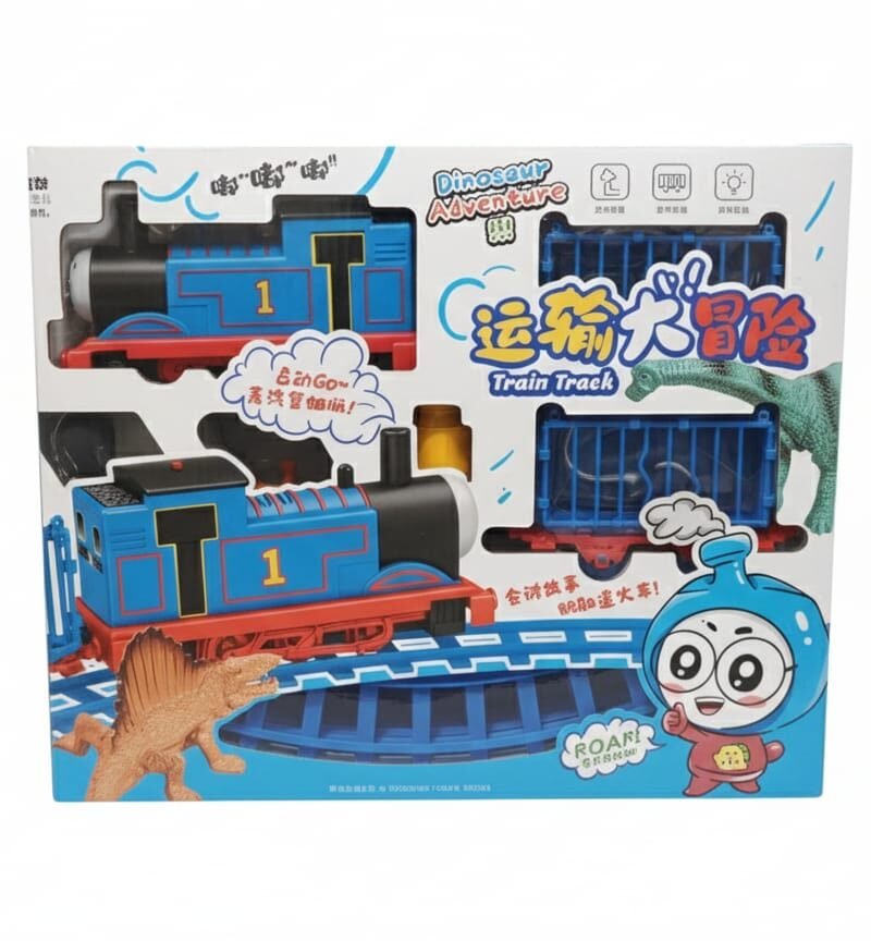 Dinosaur Adventure Train Track Set