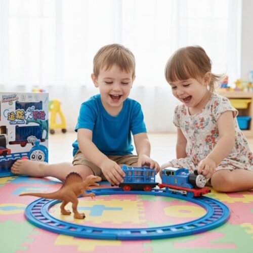 Dinosaur Adventure Train Track Set